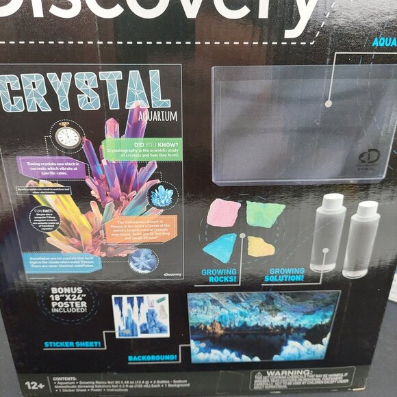 Discovery Crystal Aquarium Grow Colorful Crystals Smithsonian Magic Nightlight - Picture 6 of 7